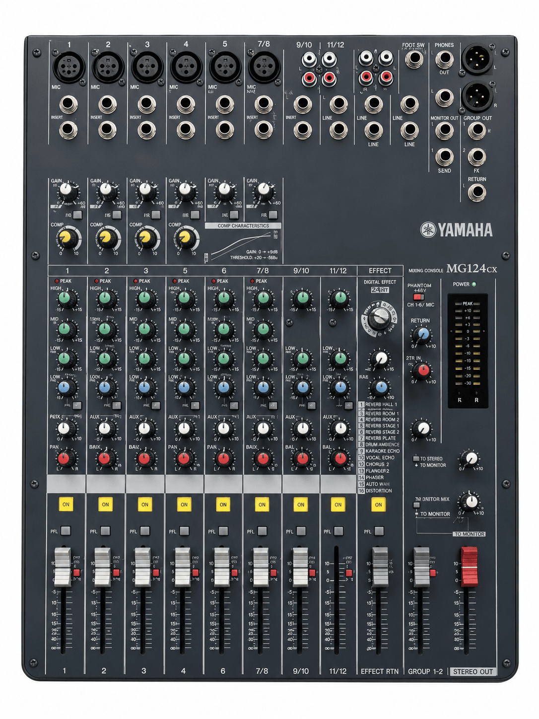 Yamaha 6 Channel Amp Mixer
